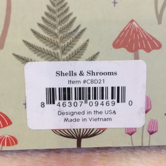 Mushroom Floral Writers Composition Books Set of Two NWT by OCS Designs 160 line - Picture 8 of 16